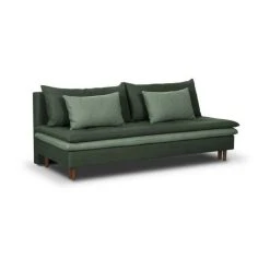 SANS MARQUE Banquette Convertible 3 Places MASSA - Tissu Vert Kaki - L 195 X P 86 ... -Magasin Joss & Main banquette convertible 3 places massa tissu vert kaki l 1 12775344 626090 1140x1140