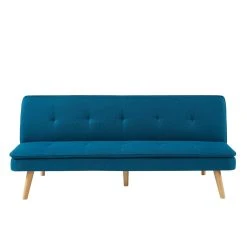 Baita Banquette ELIO Convertible Tissu Bleu 3 Places