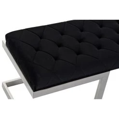 Pegane Banquette En Acier Coloris Noir - Longueur 140 X Profondeur 40 X Haute... -Magasin Joss & Main banquette en acier coloris noir longueur 140 x profondeur 40 x hauteur 40 cm 13600924 37358278 1140x1140