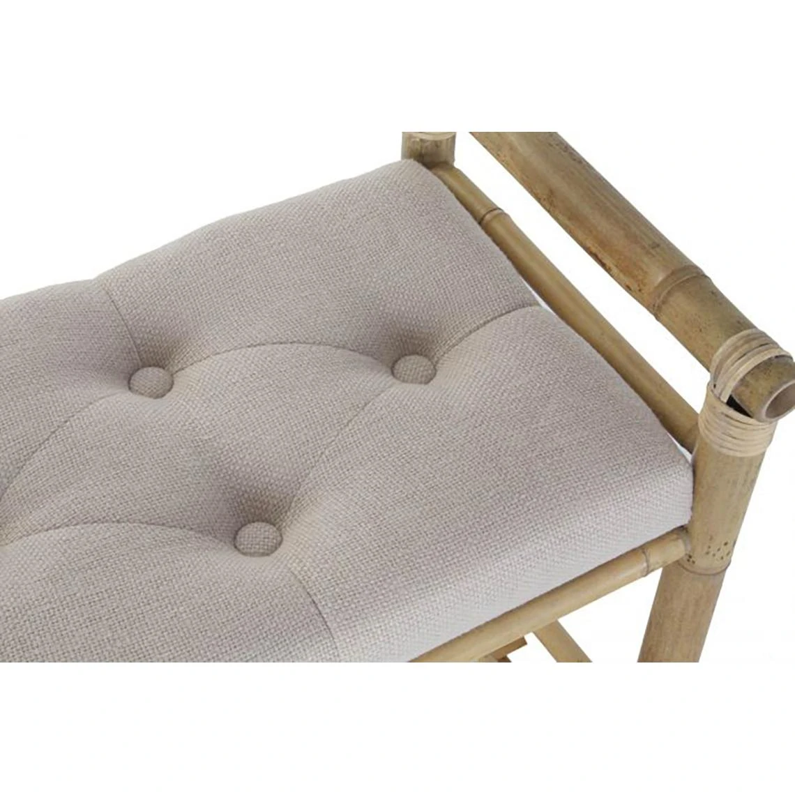 Pegane Banquette En Bambou Coloris Beige/Marron - Longueur 55 X Profondeur 36... 4 Pegane Banquette En Bambou Coloris Beige/Marron - Longueur 55 X Profondeur 36... – Image 4