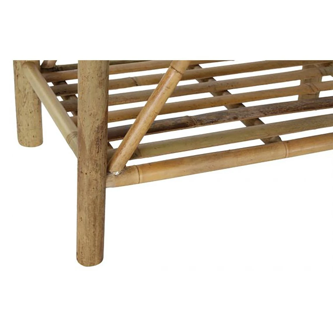 Pegane Banquette En Bambou Coloris Beige/Marron - Longueur 55 X Profondeur 36... 5 Pegane Banquette En Bambou Coloris Beige/Marron - Longueur 55 X Profondeur 36... – Image 5