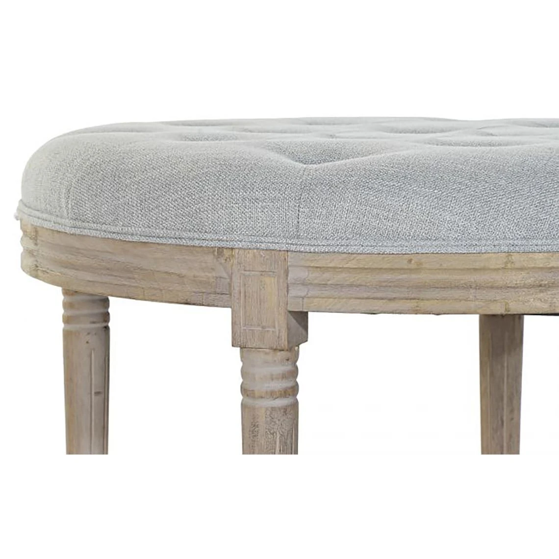 Pegane Banquette En Bois De Caoutchouc Coloris Gris- Longueur 70 X Profondeur... 2 Pegane Banquette En Bois De Caoutchouc Coloris Gris- Longueur 70 X Profondeur... – Image 2