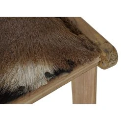 Pegane Banquette En Bois De Teck Naturel Et Cuir Coloris Marron - Longueur 65... -Magasin Joss & Main banquette en bois de teck naturel et cuir coloris marron longueur 65 x profondeur 47 x hauteur 42 cm 13499582 36971618 1140x1140