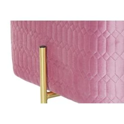 Pegane Banquette En Métal Et Polyester Coloris Rose - Longueur 91 X Profonde... -Magasin Joss & Main banquette en metal et polyester coloris rose longueur 91 x profondeur 465 x hauteur 42 cm 13600988 37358580 1140x1140