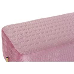 Pegane Banquette En Métal Et Polyester Coloris Rose - Longueur 91 X Profonde... -Magasin Joss & Main banquette en metal et polyester coloris rose longueur 91 x profondeur 465 x hauteur 42 cm 13600988 37358582 1140x1140