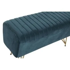 Pegane Banquette En Métal Et Polyester Coloris Turquoise - Longueur 90 X Pro... -Magasin Joss & Main banquette en metal et polyester coloris turquoise longueur 90 x profondeur 31 x hauteur 47 cm 13601016 37358708 1140x1140
