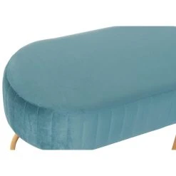 Pegane Banquette En Métal Et Velours Bleu - Longueur 90 X Profondeur 50 X Ha... 7 Pegane Banquette En Métal Et Velours Bleu - Longueur 90 X Profondeur 50 X Ha... -Magasin Joss & Main banquette en metal et velours bleu longueur 90 x profondeur 50 x hauteur 45 cm 13499614 36971756 1140x1140