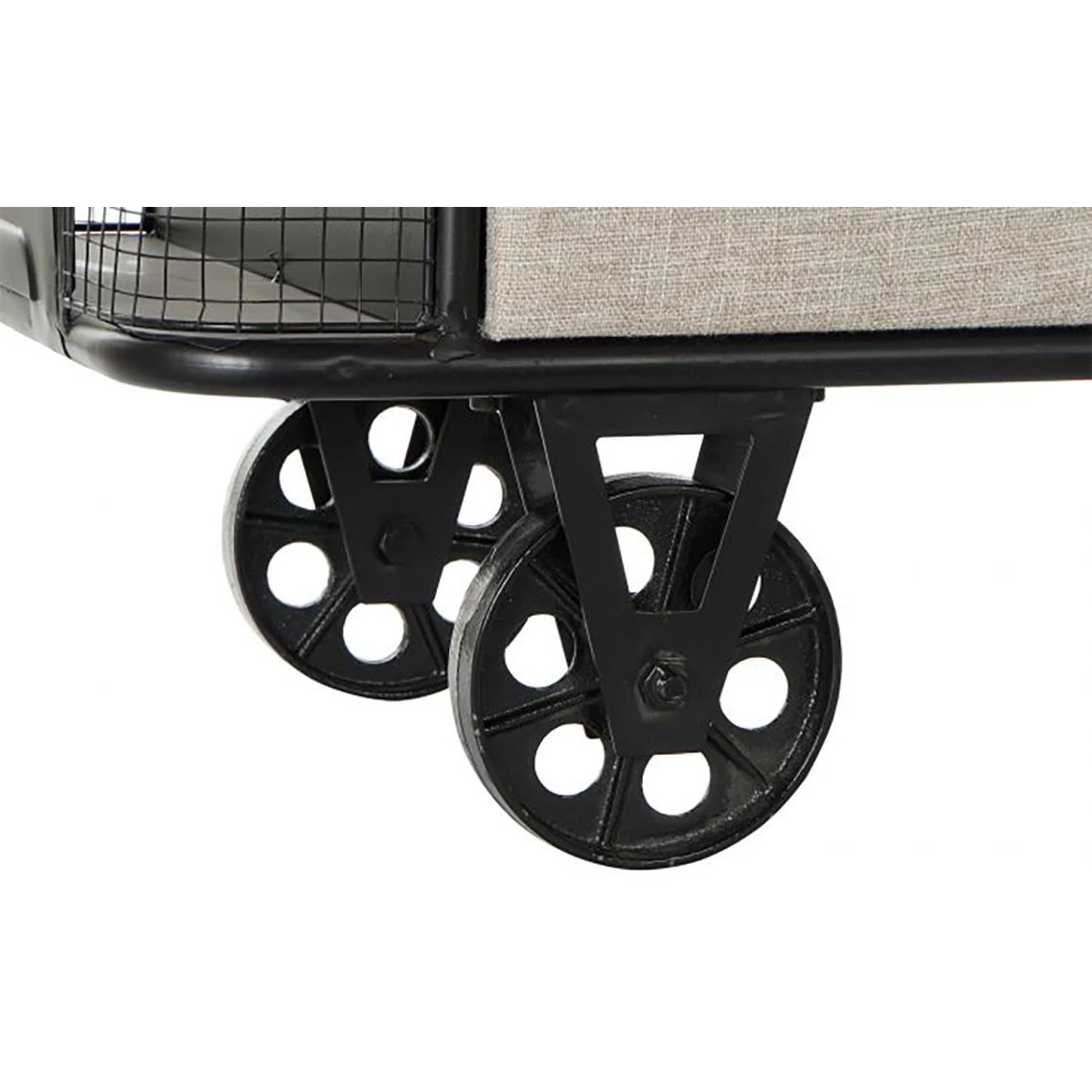 Pegane Banquette En PU Avec 2 Tiroirs Coloris Beige - Longueur 120 X Profonde... 4 Pegane Banquette En PU Avec 2 Tiroirs Coloris Beige - Longueur 120 X Profonde... – Image 4