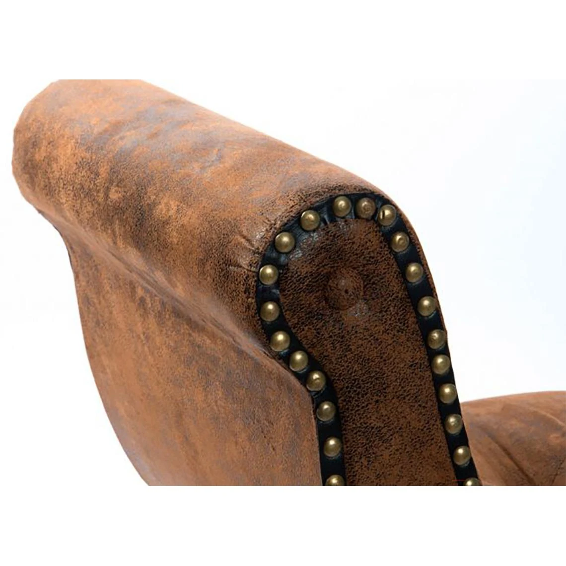 Pegane Banquette En PU Coloris Marron Veilli - Longueur 90 X Profondeur 41 X ... 2 Pegane Banquette En PU Coloris Marron Veilli - Longueur 90 X Profondeur 41 X ... – Image 2