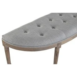 Pegane Banquette En Velours Et Bois De Caoutchouc Coloris Gris Clair / Nature... -Magasin Joss & Main banquette en velours et bois de caoutchouc coloris gris clair naturel longueur 125 x profondeur 43 x hauteur 48 cm 13600904 37358186 1140x1140