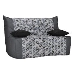 BUT Banquette Lit BZ CALIFORNIA 3 Tissu Trendy Gris
