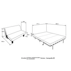 BUT Banquette Lit BZ CALIFORNIA 3 Tissu Trendy Gris -Magasin Joss & Main banquette lit bz california 3 tissu trendy gris 12267898 32655490 1140x1140