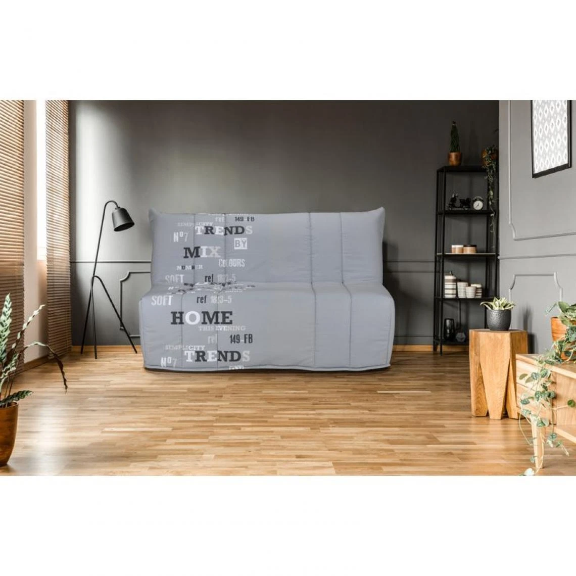 BUT Banquette Lit BZ EMILIA 2 Tissu Imprimé Home 2 BUT Banquette Lit BZ EMILIA 2 Tissu Imprimé Home – Image 2