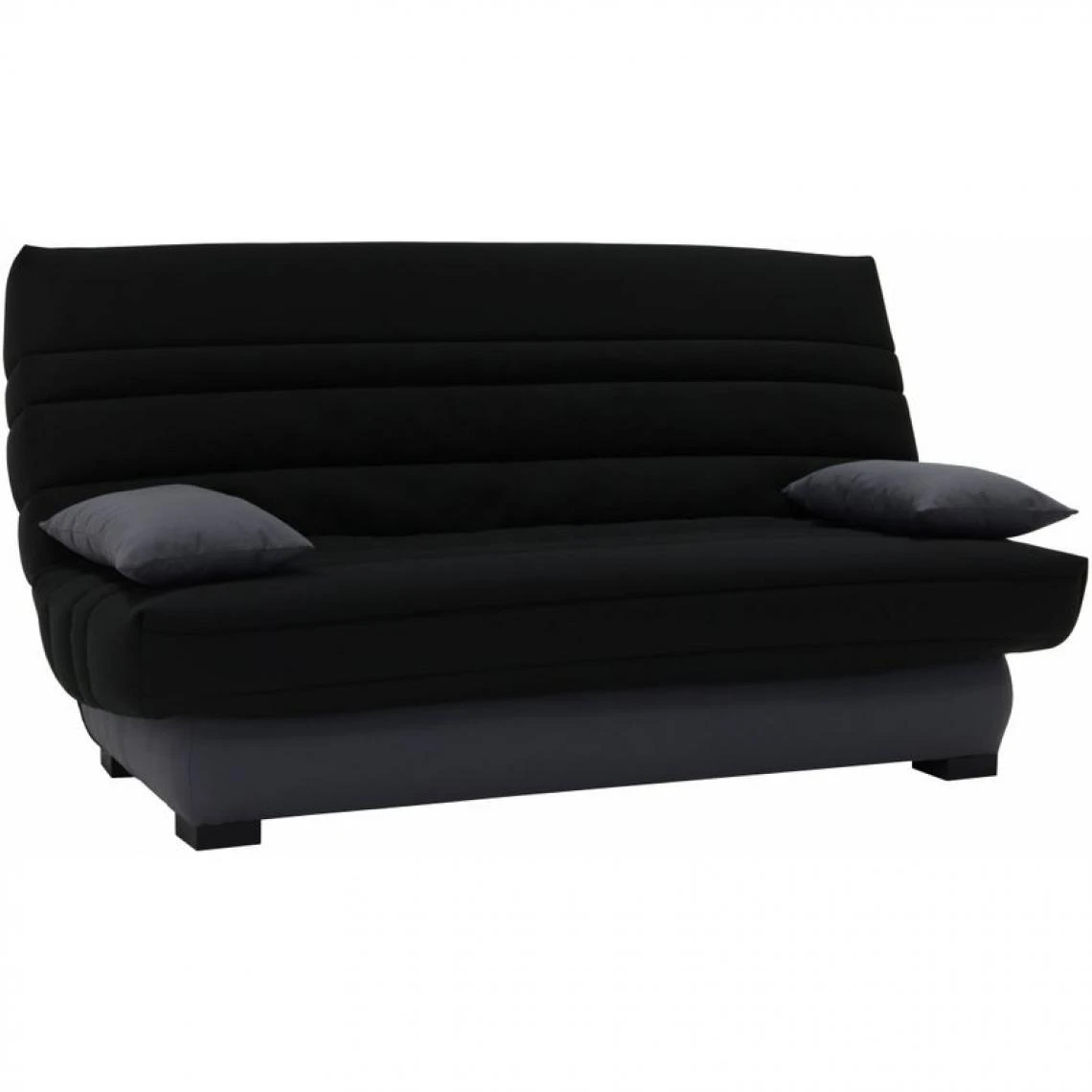 BUT Banquette Lit Clic Clac DALLAS Tissu Noir 1 BUT Banquette Lit Clic Clac DALLAS Tissu Noir