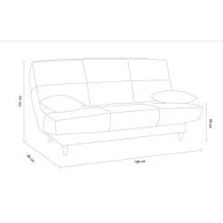 BUT Banquette Lit Clic Clac EMMA Vert Pieds Bois -Magasin Joss & Main banquette lit clic clac emma vert pieds bois 14046996 38987898 1140x1140