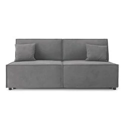 Baita Banquette MIRA Convertible Tissu Gris 3 Places