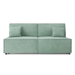 Baita Banquette MIRA Convertible Tissu Vert 3 Places