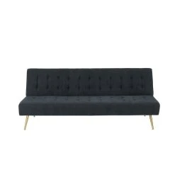 Baita Banquette NINO Convertible Velours Côtelé Noir