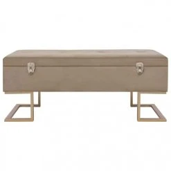 HELLOSHOP26 Banquette Pouf Tabouret Meuble Banc Avec Compartiment De Rangement 105... -Magasin Joss & Main banquette pouf tabouret meuble banc avec compartiment de rangement 105 cm beige velours 3002088 11031884 28815604 1140x1140