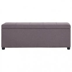 HELLOSHOP26 Banquette Pouf Tabouret Meuble Banc Avec Compartiment De Rangement 116... -Magasin Joss & Main banquette pouf tabouret meuble banc avec compartiment de rangement 116 cm taupe polyester 3002064 11032010 28816102 1140x1140