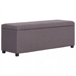 HELLOSHOP26 Banquette Pouf Tabouret Meuble Banc Avec Compartiment De Rangement 116... -Magasin Joss & Main banquette pouf tabouret meuble banc avec compartiment de rangement 116 cm taupe polyester 3002064 11032010 28816106 1140x1140
