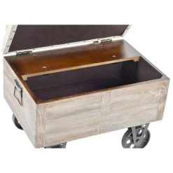 Pegane Banquette/Coffre En Bois De Sapin Coloris Beige Avec Roulettes - Longu... -Magasin Joss & Main banquettecoffre en bois de sapin coloris beige avec roulettes longueur 61 x profondeur 51 x hauteur 77 cm 13600828 37357826 1140x1140