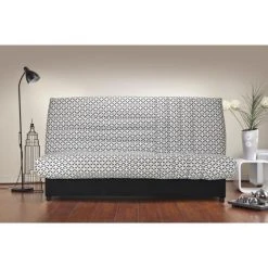 Marque Generique BEIJA Banquette Clic Clac 3 Places - Comfort BULTEX - L 192 X P 95 Cm ... -Magasin Joss & Main beija banquette clic clac 3 places comfort bultex l 192 x p 95 cm tissu blanc et noir 2170606 23225117 1140x1140