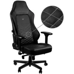 Noblechairs HERO - Noir/Blanc Platine + Horde Gris + Burst Core Noire -Magasin Joss & Main bun57980 2 1140x1140