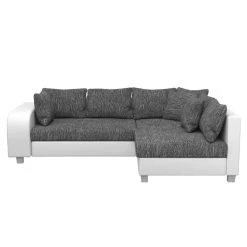 Vente-unique Canapé D'angle Convertible Tissu Et Simili KUOPIO - Gris Et Blanc - A... -Magasin Joss & Main canape 12033284 31888816 1140x1140