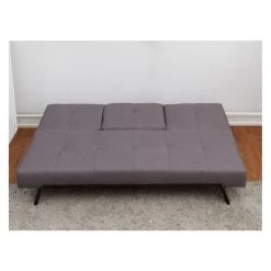 Vente-unique Canapé Convertible Clic-clac En Tissu PRAGUE Avec Dossier Central Rab... -Magasin Joss & Main canape 159307