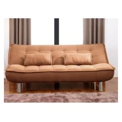 Vente-unique Canapé Convertible Clic-clac MISHAN En Tissu - Caramel -Magasin Joss & Main canape 165456