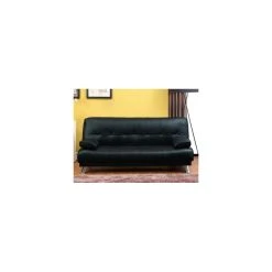 Vente-unique Canapé Convertible Clic-clac MAXIME En Simili - Noir