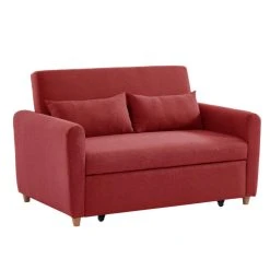 Vente-unique Canapé 2 Places Convertible En Tissu AYLA - Rouge 8 Vente-unique Canapé 2 Places Convertible En Tissu AYLA - Rouge -Magasin Joss & Main canape 2 places convertible en tissu ayla rouge 8239929 21000301 1140x1140