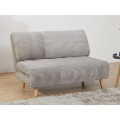 Vente-unique Canapé 2 Places Convertible En Velours Côtelé PALULA - Gris Clair 7 Vente-unique Canapé 2 Places Convertible En Velours Côtelé PALULA - Gris Clair -Magasin Joss & Main canape 2 places convertible en velours cotele palula gris clair 8239721 20999315 1140x1140