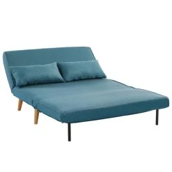 Vente-unique Canapé 2 Places Convertible POSIO En Tissu - Bleu -Magasin Joss & Main canape 2 places convertible posio en tissu bleu 8237801 20990317 1140x1140