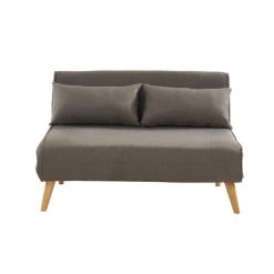 Vente-unique Canapé 2 Places Convertible POSIO En Tissu - Taupe -Magasin Joss & Main canape 2 places convertible posio en tissu taupe 8238735 20994715 1140x1140