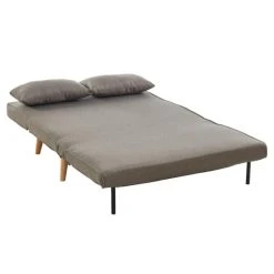 Vente-unique Canapé 2 Places Convertible POSIO En Tissu - Taupe -Magasin Joss & Main canape 2 places convertible posio en tissu taupe 8238735 20994717 1140x1140