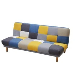 Vente-unique Canapé 3 Places Convertible Clic-clac En Tissu MARDAG - Patchwork Gri... 9 Vente-unique Canapé 3 Places Convertible Clic-clac En Tissu MARDAG - Patchwork Gri... -Magasin Joss & Main canape 3 places clic clac en tissu mardag patchwork gris bleu jaune 8242499 21010185 1140x1140