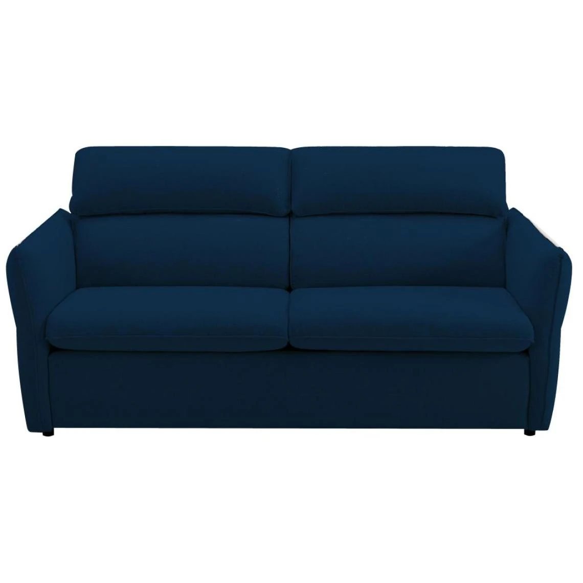 Vente-unique Canapé 3 Places Convertible En Tissu Bleu Nuit IRVINE 2 Vente-unique Canapé 3 Places Convertible En Tissu Bleu Nuit IRVINE – Image 2