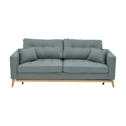 Vente-unique Canapé 3 Places Convertible En Tissu Gris KENZA -Magasin Joss & Main canape 3 places convertible en tissu gris kenza 13731578 37892512 1140x1140