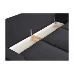 Vente-unique Canapé 3 Places Convertible En Velours SORENI - Gris Anthracite 7 Vente-unique Canapé 3 Places Convertible En Velours SORENI - Gris Anthracite -Magasin Joss & Main canape 3 places convertible en velours soreni gris anthracite 10327626 26688892 1140x1140