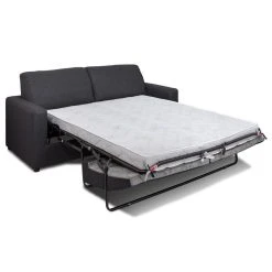 Vente-unique Canapé 3 Places Convertible Express En Tissu Anthracite DONETO -Magasin Joss & Main canape 3 places convertible express en tissu anthracite doneto 13780810 38117456 1140x1140
