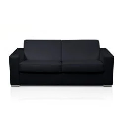 Vente-unique Canapé 3 Places Convertible Express 100% Cuir De Buffle DELECTEA II -... -Magasin Joss & Main canape 3 places rapido convertible express 100 cuir de buffle delectea ii noir 8239161 20996723 1140x1140