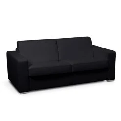 Vente-unique Canapé 3 Places Convertible Express 100% Cuir De Buffle DELECTEA II -... -Magasin Joss & Main canape 3 places rapido convertible express 100 cuir de buffle delectea ii noir 8239161 20996725 1140x1140