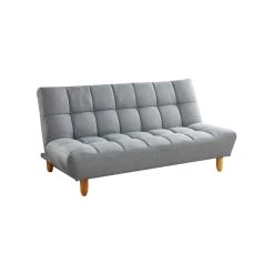 Vente-unique Canapé 3 Places Convertible Clic Clac En Tissu ESTEBAN - Gris 7 Vente-unique Canapé 3 Places Convertible Clic Clac En Tissu ESTEBAN - Gris -Magasin Joss & Main canape 307041