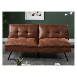 Vente-unique Canapé Convertible Clic-clac 3 Places PEGULA En Microfibre Viellie - ... -Magasin Joss & Main canape 346137