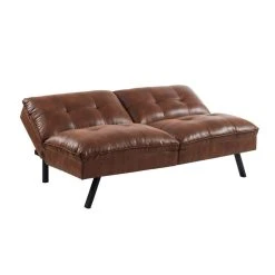 Vente-unique Canapé Convertible Clic-clac 3 Places PEGULA En Microfibre Viellie - ... -Magasin Joss & Main canape 346429