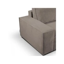 Vente-unique Canapé D'angle Convertible En Velours Côtelé Marron AMELIA - Angle ... -Magasin Joss & Main canape amelia 11959874 31710566 1140x1140