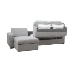 Vente-unique Canapé D'angle Gauche Convertible Express En Tissu Gris BEVIS -Magasin Joss & Main canape bevis 12150918 32275628 1140x1140