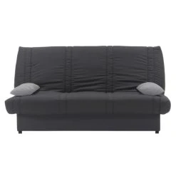 Vente-unique Canapé Convertible Clic-clac 100% Coton Avec Coffre De Rangement FARW... -Magasin Joss & Main canape clic clac 100 coton avec coffre de rangement farwest ii gris fonce coussins gris clair 9173589 23951985 1140x1140